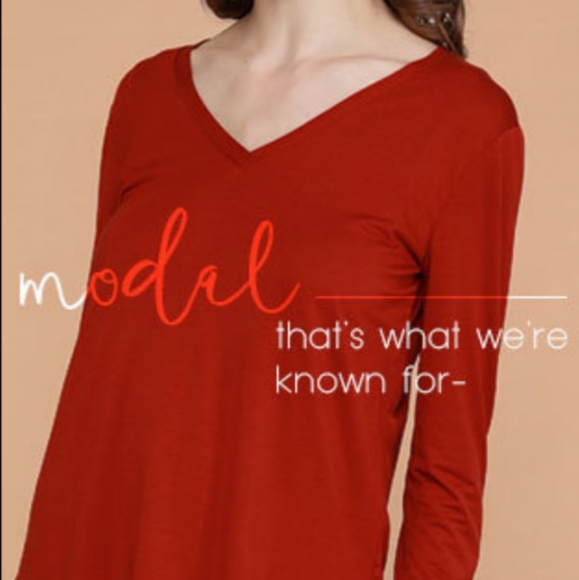 Emma's closet women's red long sleeve  blouse XL - Picture 6 of 6